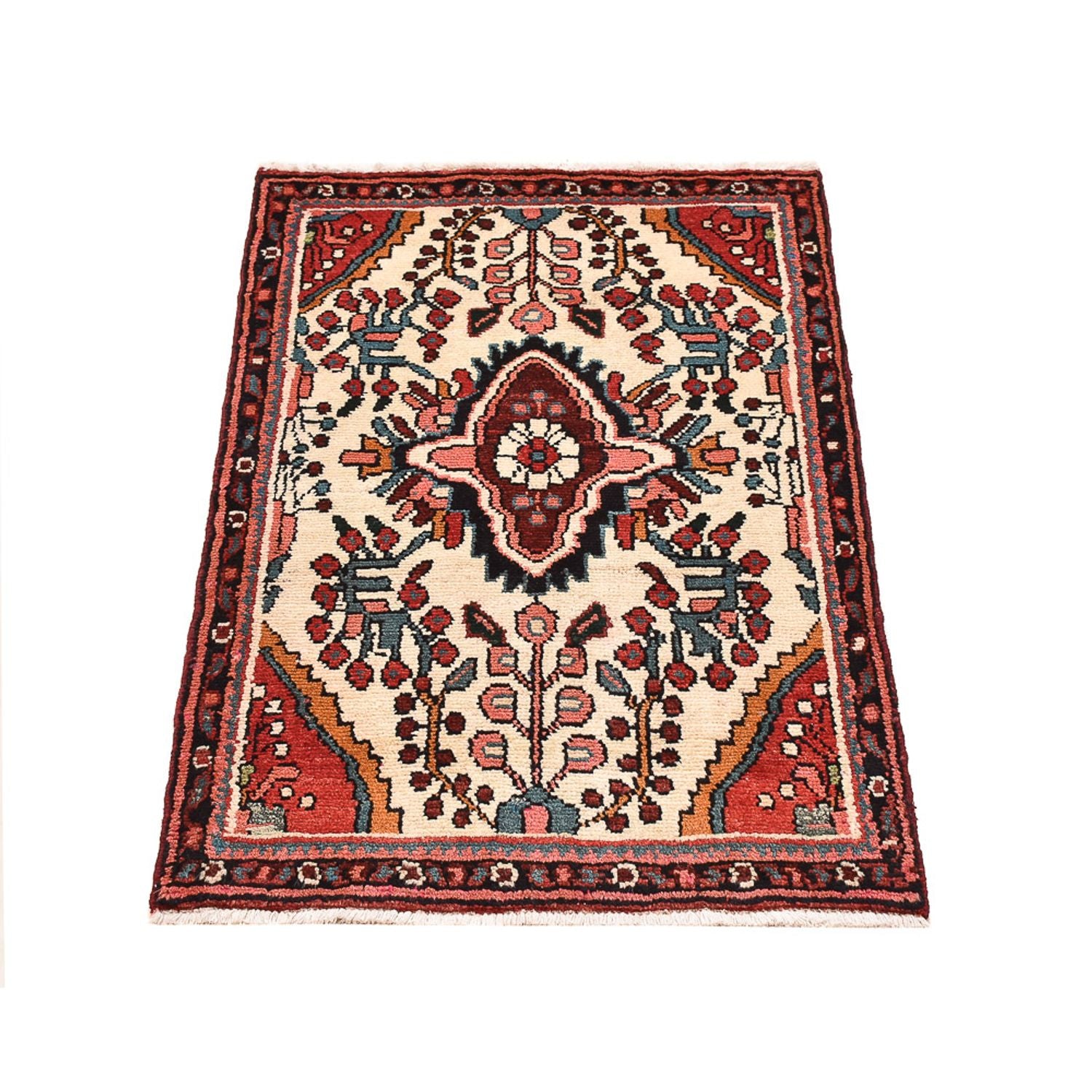 Tapis persan - Nomadic - 96 x 64 cm - multicolore