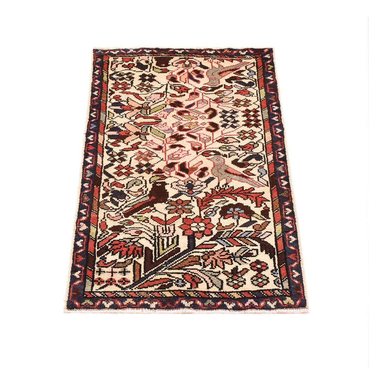 Tapis persan - Nomadic - 95 x 54 cm - multicolore
