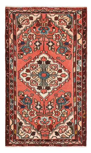 Tapis persan - Nomadic - 103 x 61 cm - rouge