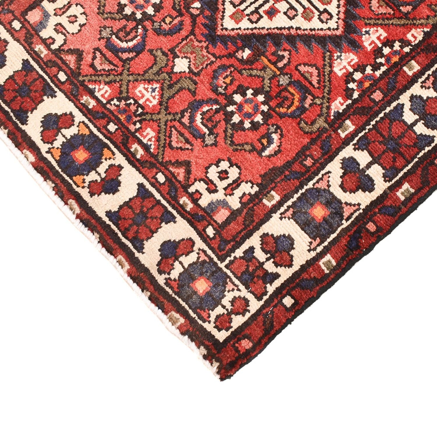 Tapis persan - Nomadic - 80 x 66 cm - rouge