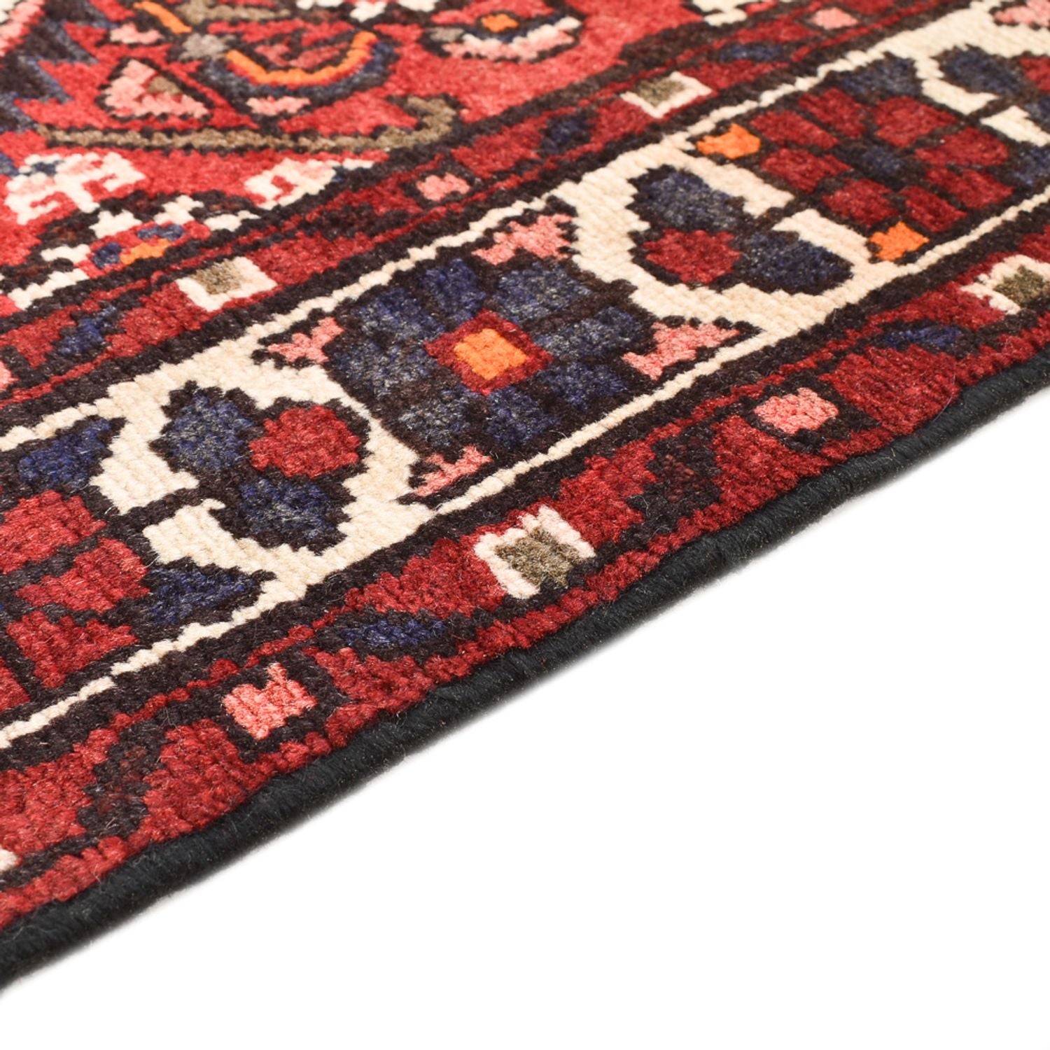 Tapis persan - Nomadic - 80 x 66 cm - rouge