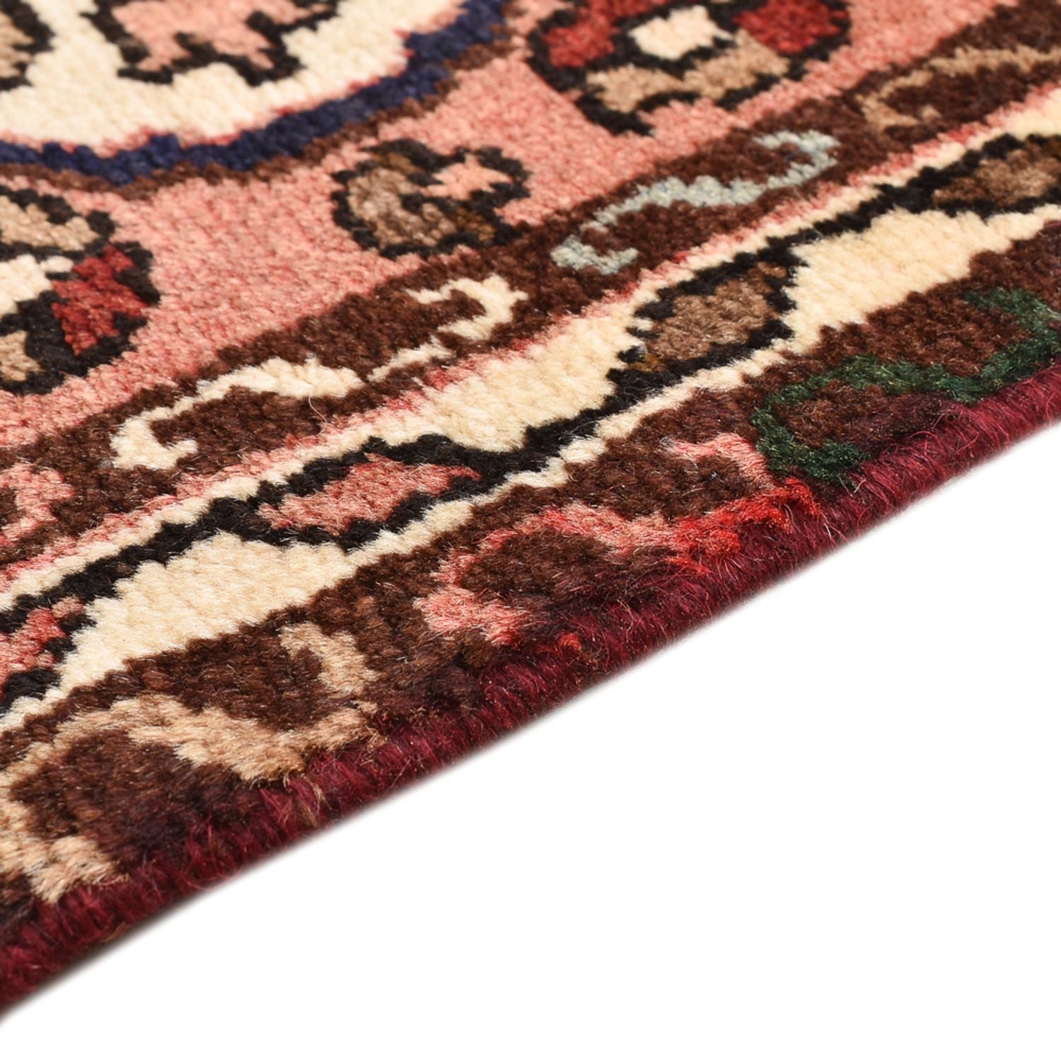 Tapis persan - Nomadic - 105 x 59 cm - rouge clair