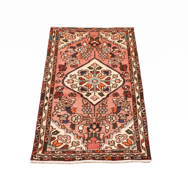Tapis persan - Nomadic - 105 x 59 cm - rouge clair