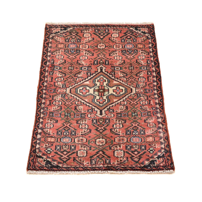 Tapis persan - Nomadic - 75 x 49 cm - rouge clair
