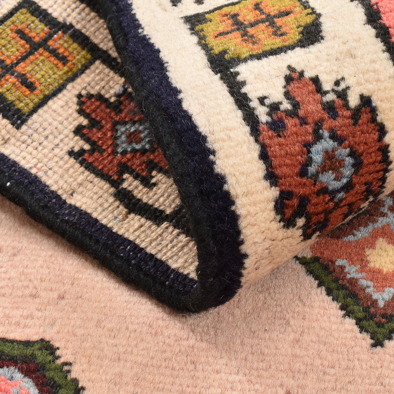 Tapis persan - Nomadic - 92 x 62 cm - rose