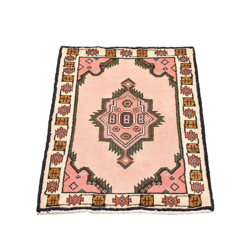 Tapis persan - Nomadic - 92 x 62 cm - rose