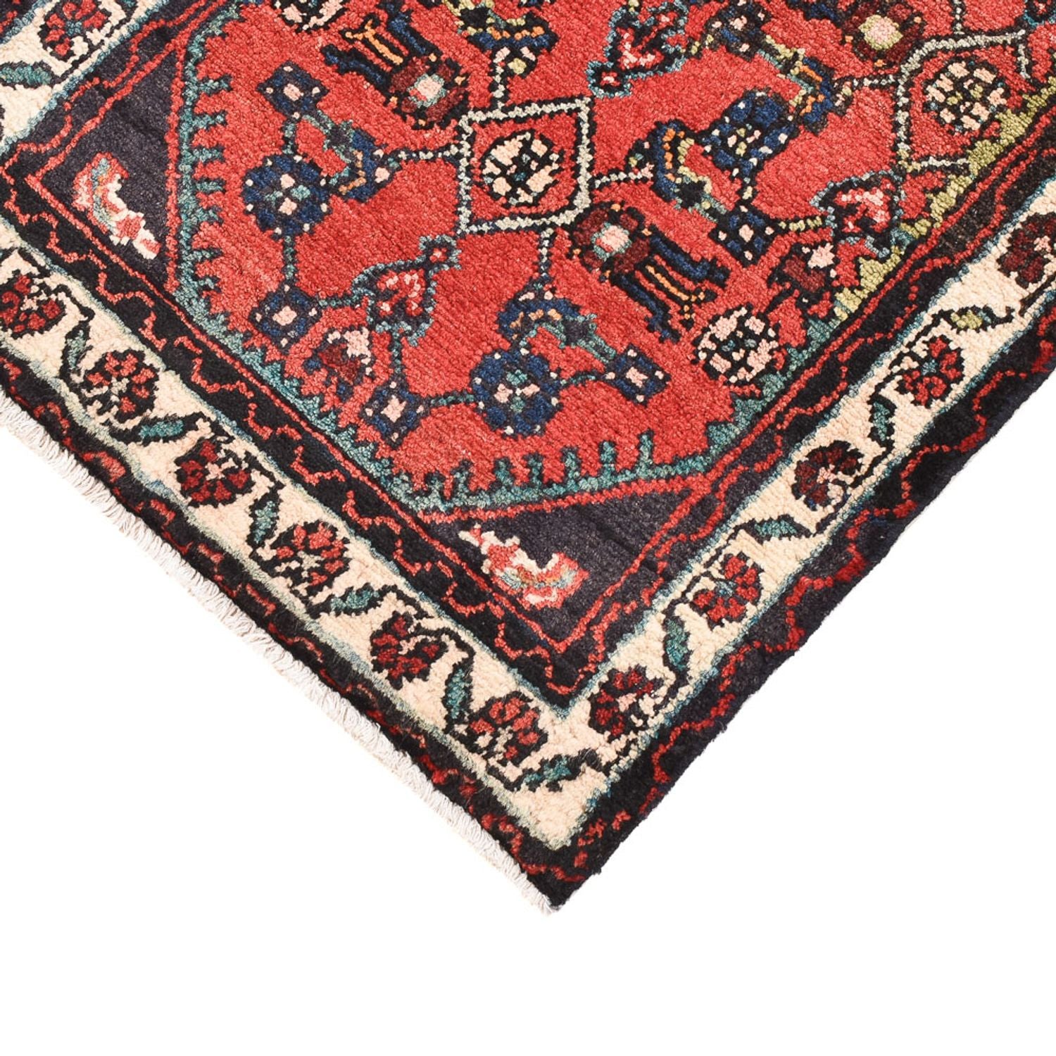 Tapis persan - Nomadic - 96 x 56 cm - rouge