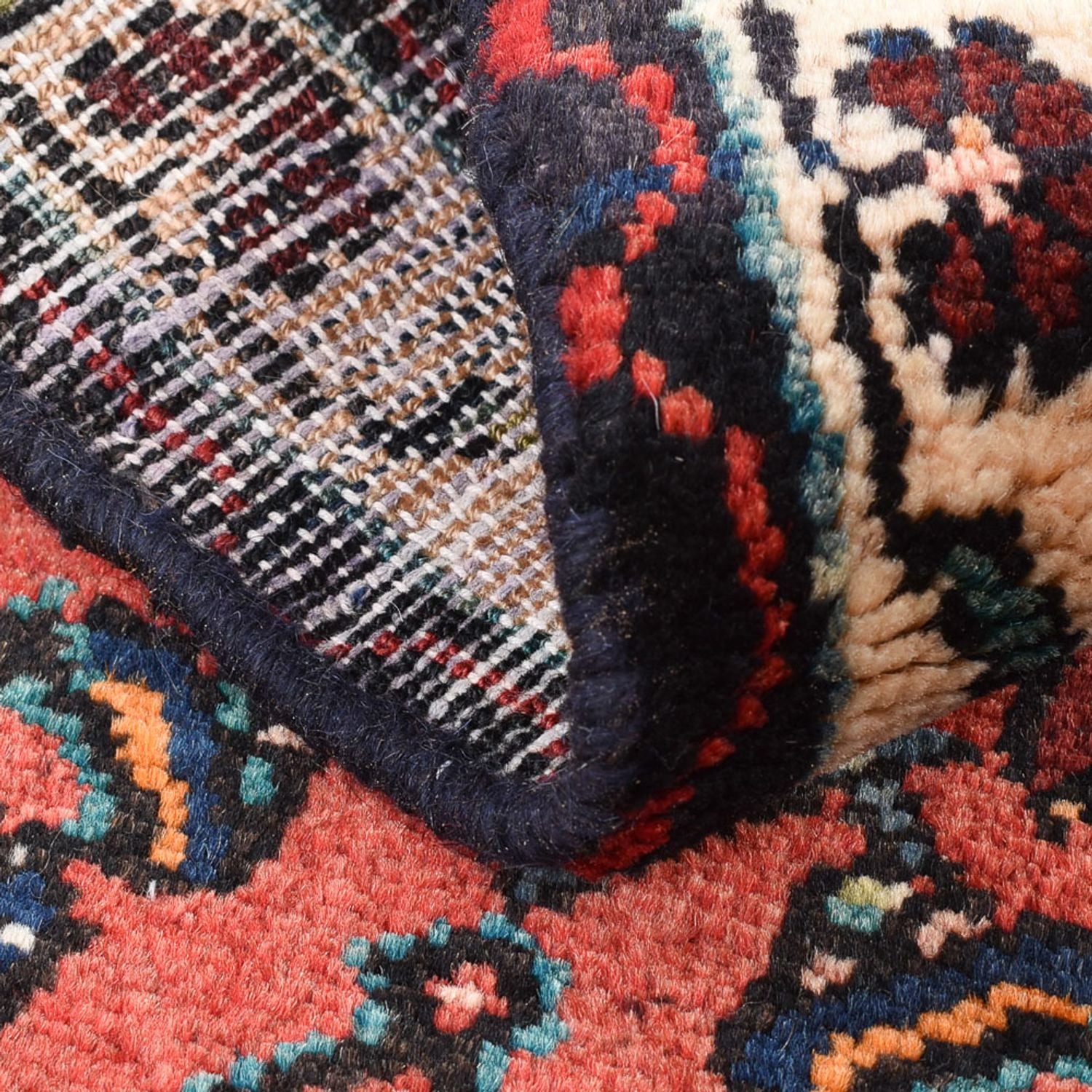 Tapis persan - Nomadic - 96 x 56 cm - rouge