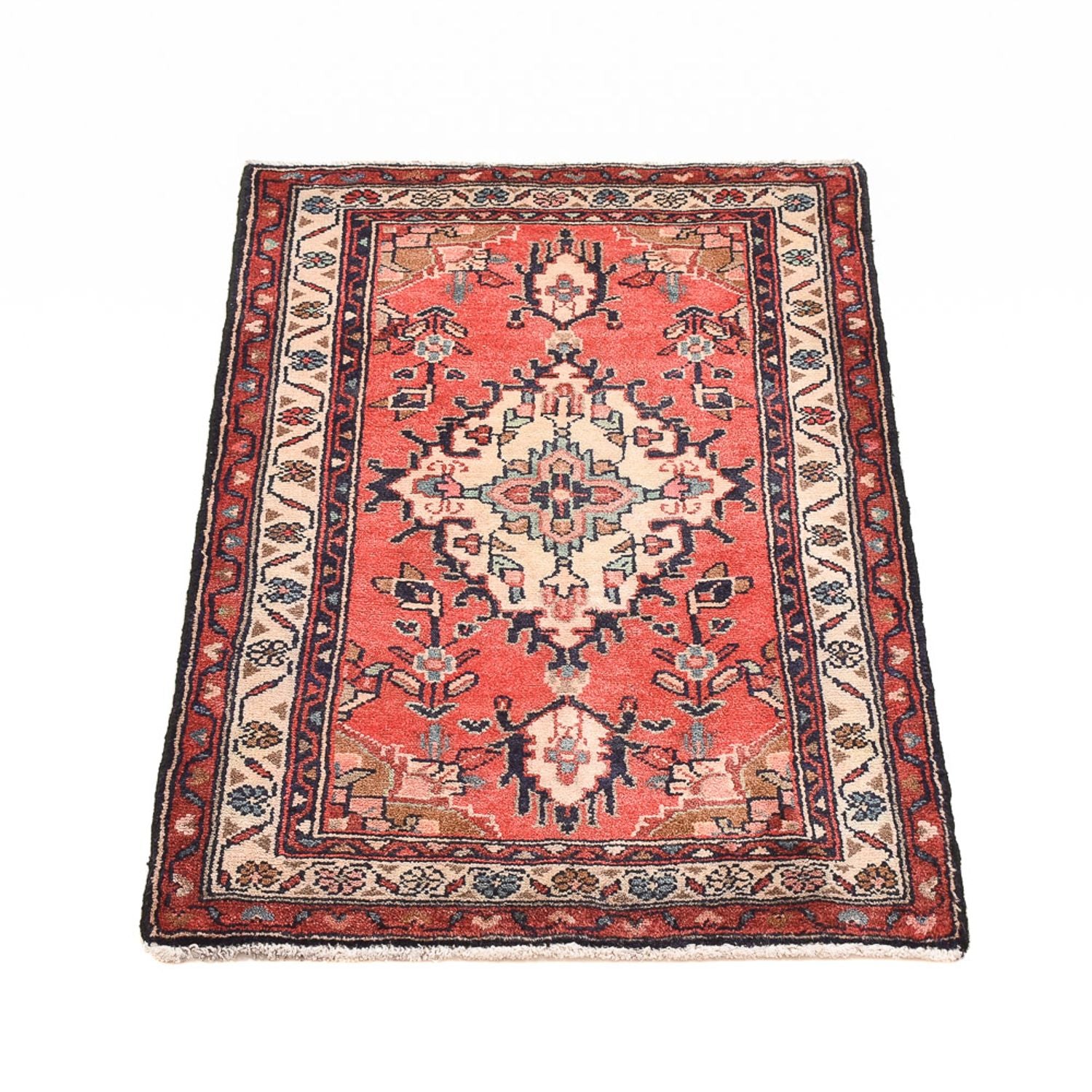Tapis persan - Nomadic - 94 x 61 cm - rouge