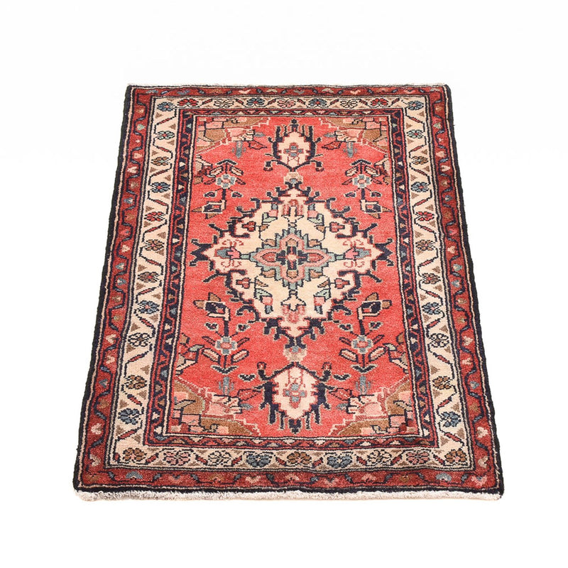 Tapis persan - Nomadic - 94 x 61 cm - rouge