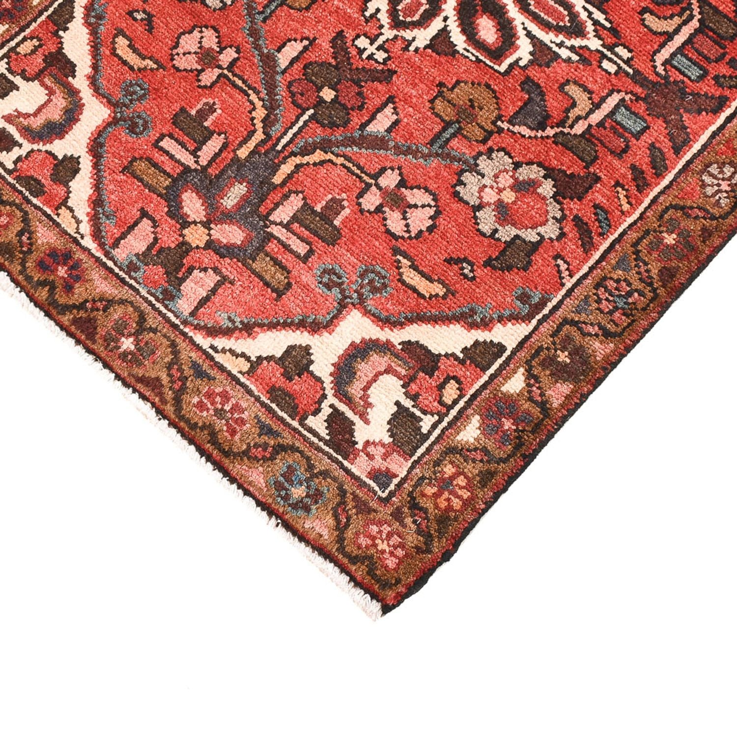 Tapis persan - Nomadic - 89 x 59 cm - rouge