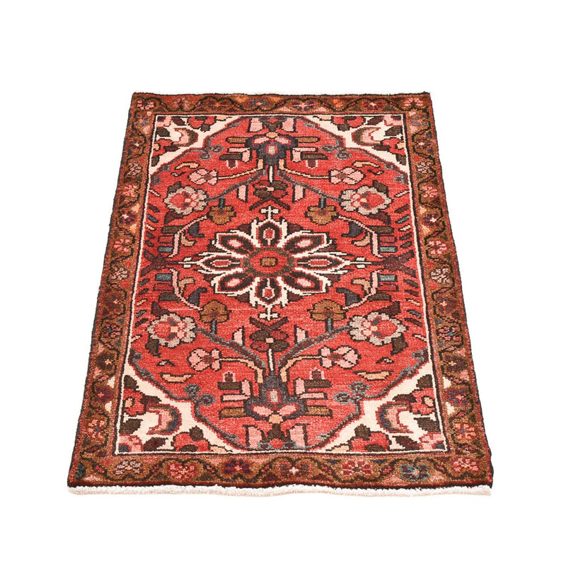 Tapis persan - Nomadic - 89 x 59 cm - rouge