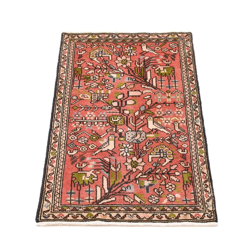 Tapis persan - Nomadic - 94 x 54 cm - rouge