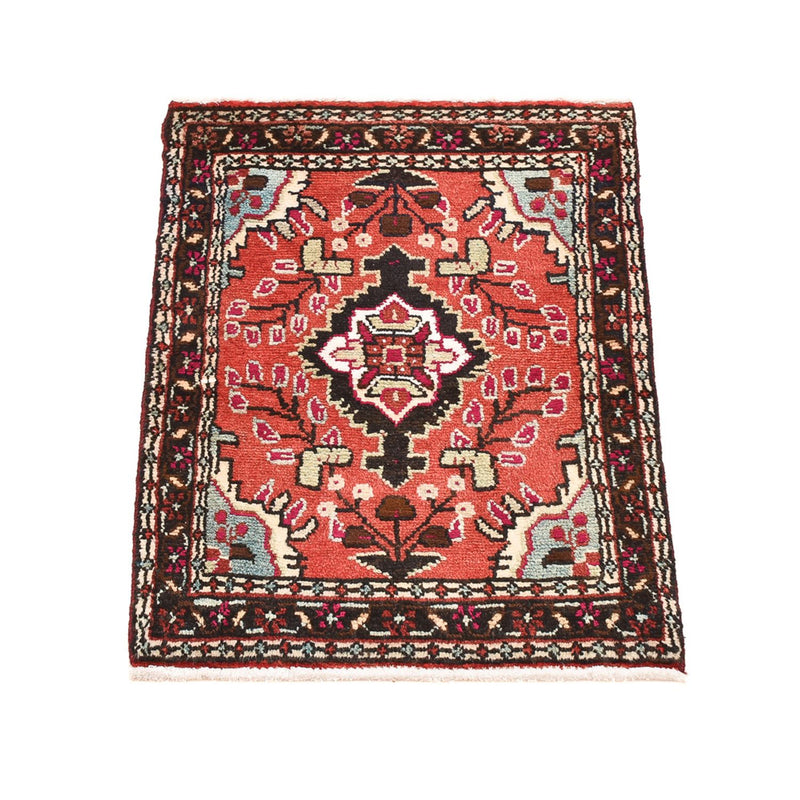 Tapis persan - Nomadic - 70 x 50 cm - rouge clair