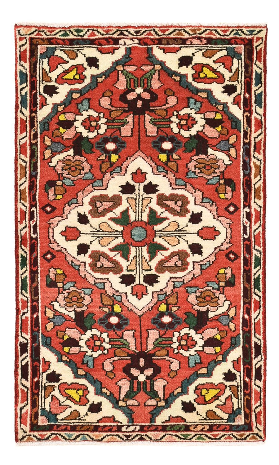 Tapis persan - Nomadic - 100 x 56 cm - rouge