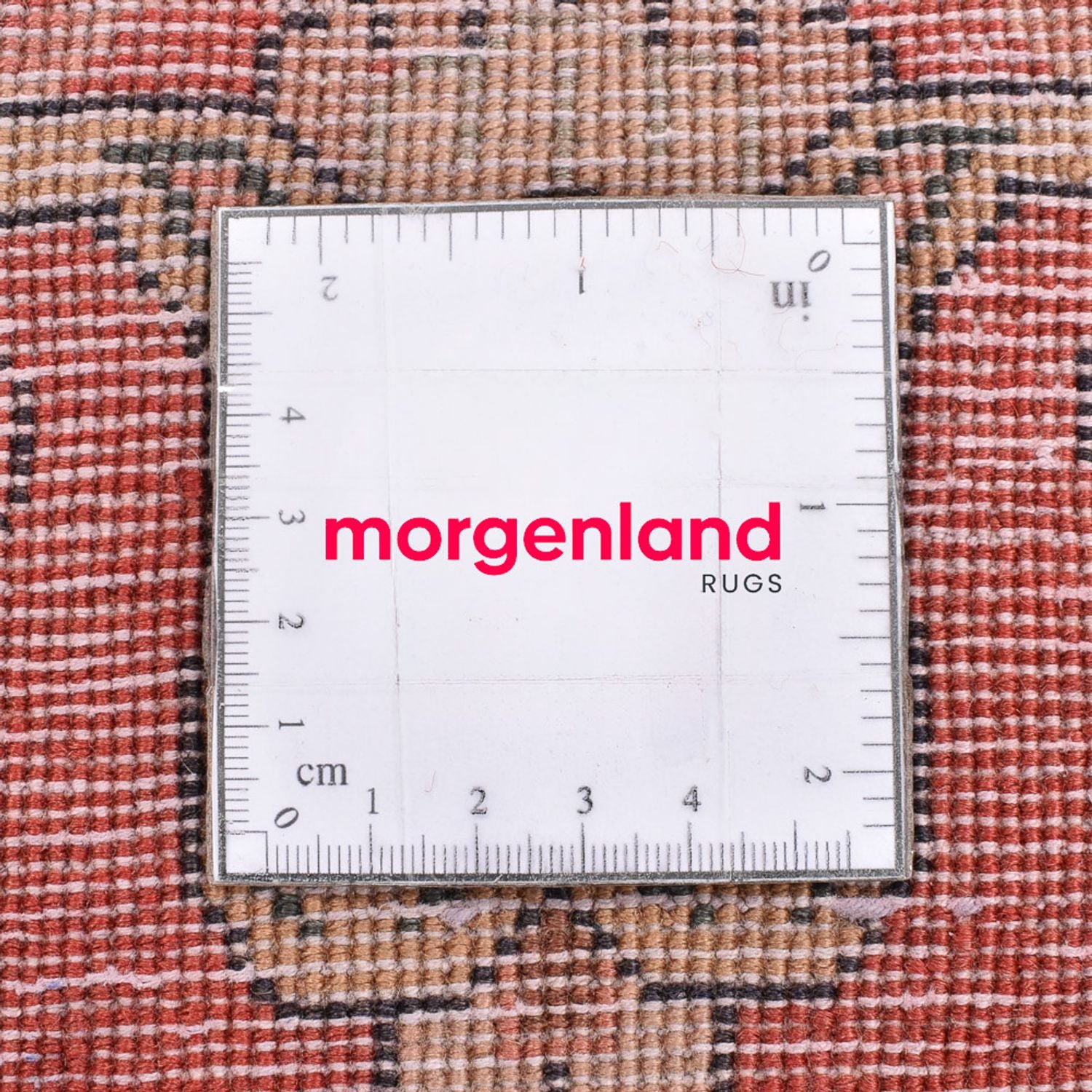 Tapis persan - Nomadic - 55 x 49 cm - rouge