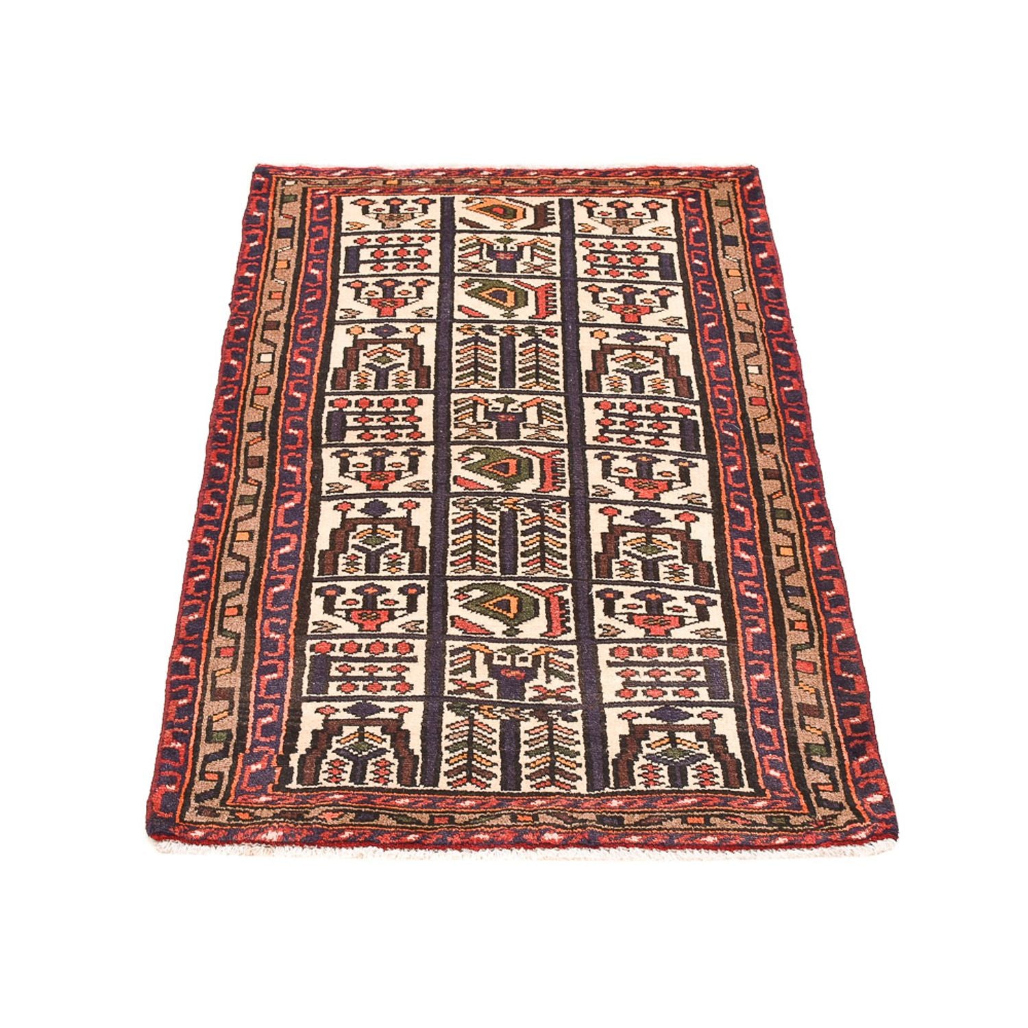 Tapis persan - Nomadic - 122 x 74 cm - multicolore