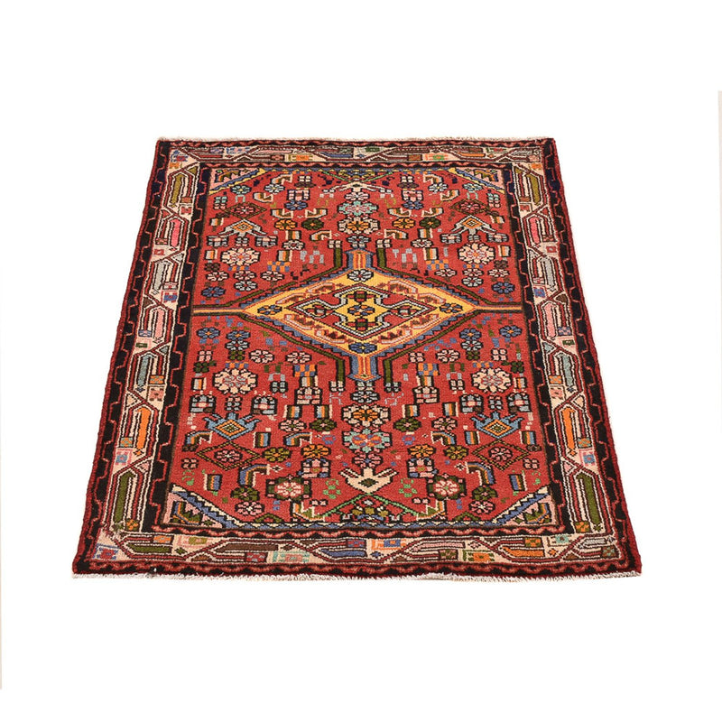 Tapis persan - Nomadic - 105 x 80 cm - rouge