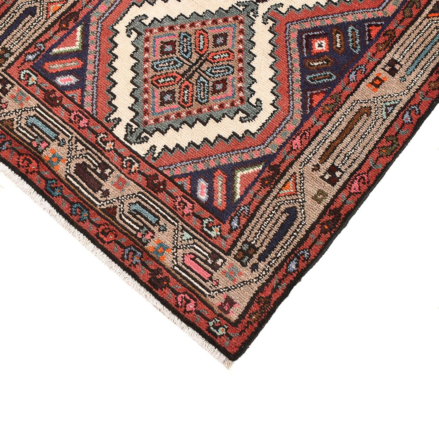 Tapis persan - Nomadic - 130 x 74 cm - multicolore