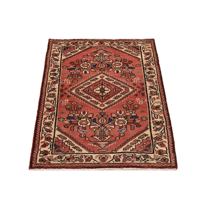 Tapis persan - Nomadic - 121 x 76 cm - rouge clair
