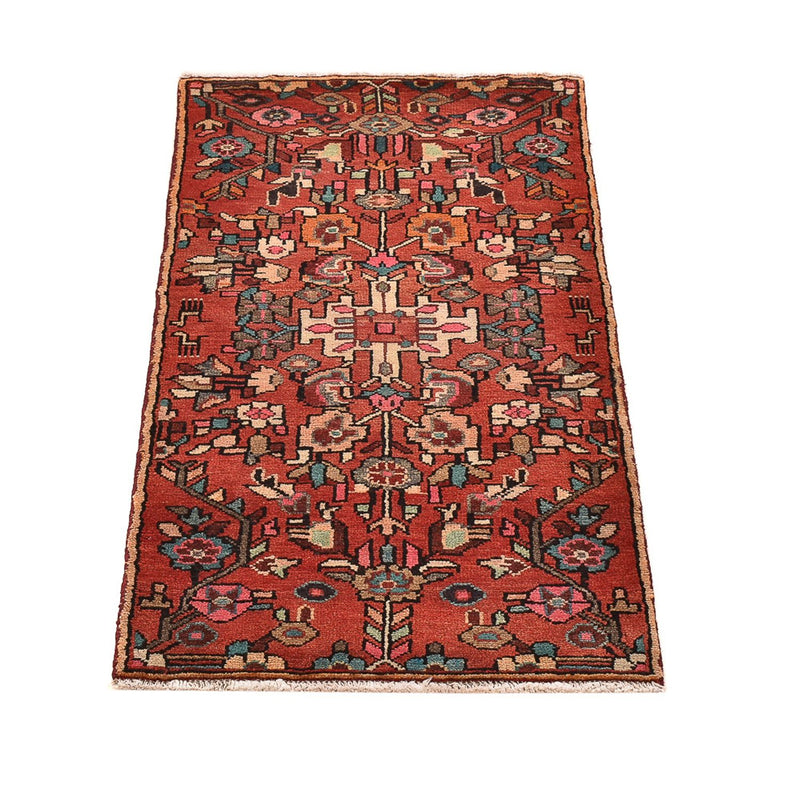 Tapis de couloir Tapis persan - Nomadic - 115 x 55 cm - rouge clair