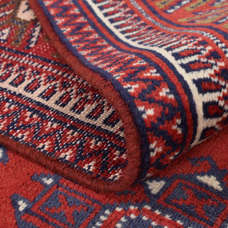 Tapis Turkaman - 273 x 185 cm - rouge