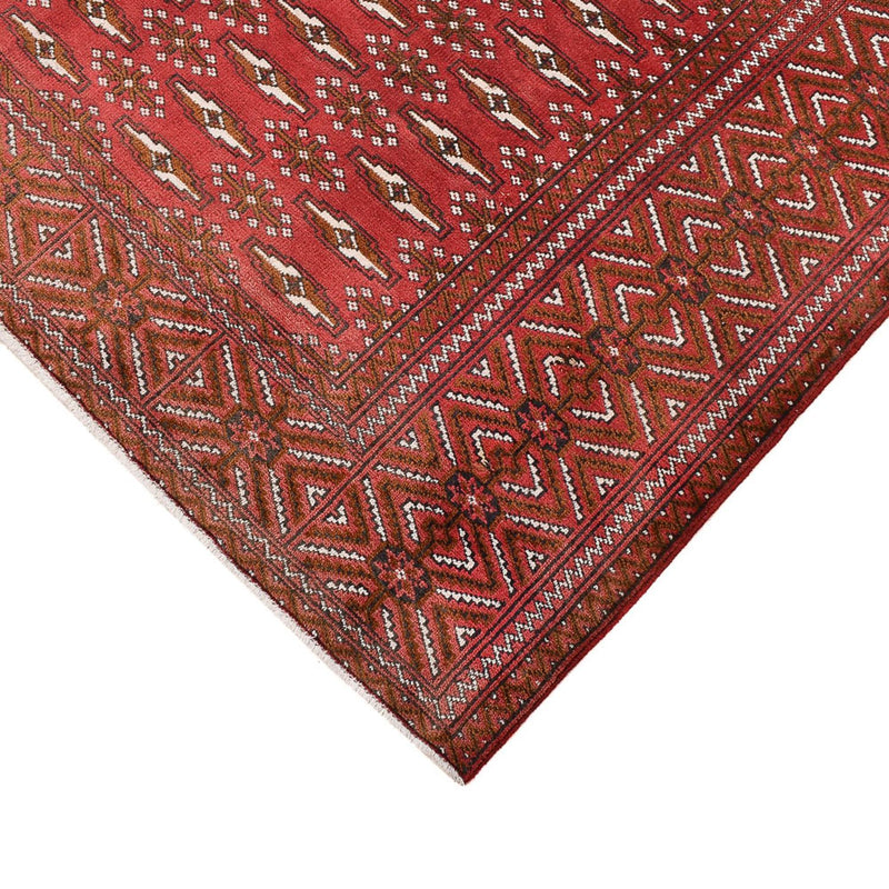 Tapis Turkaman - 280 x 203 cm - rouge clair