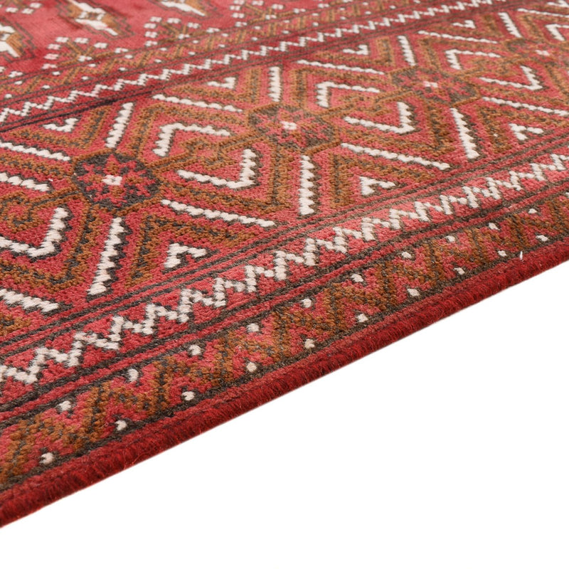 Tapis Turkaman - 280 x 203 cm - rouge clair