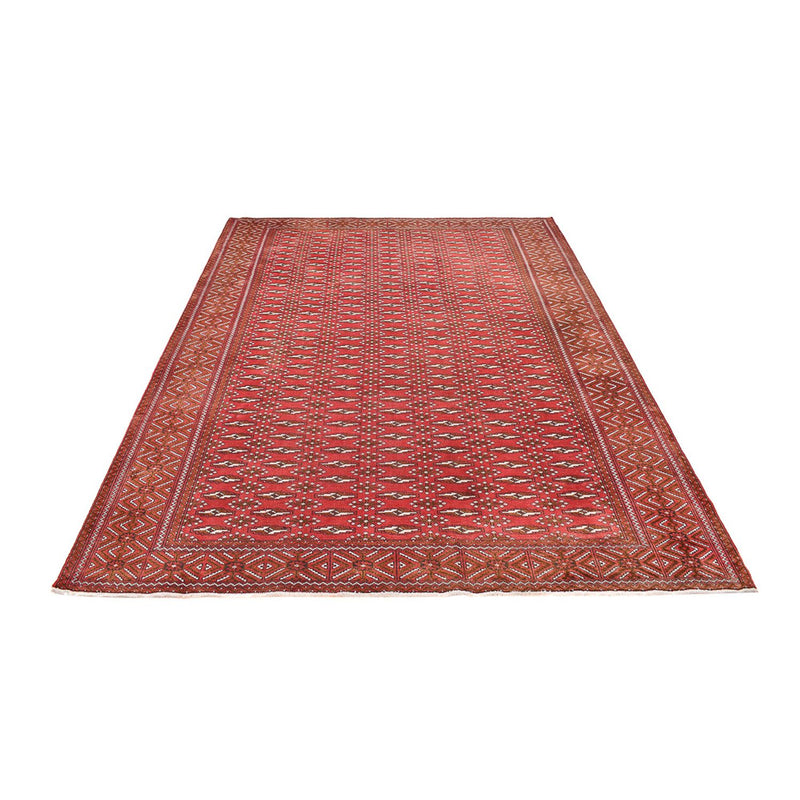Tapis Turkaman - 280 x 203 cm - rouge clair