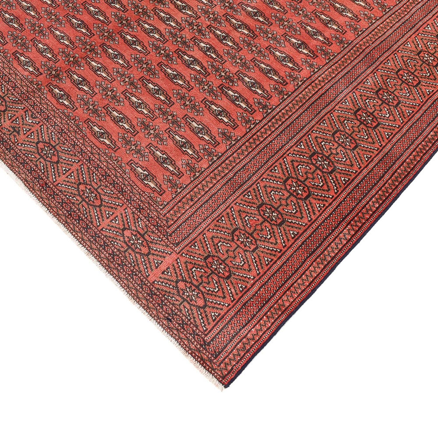 Tapis Turkaman - 289 x 191 cm - rouge