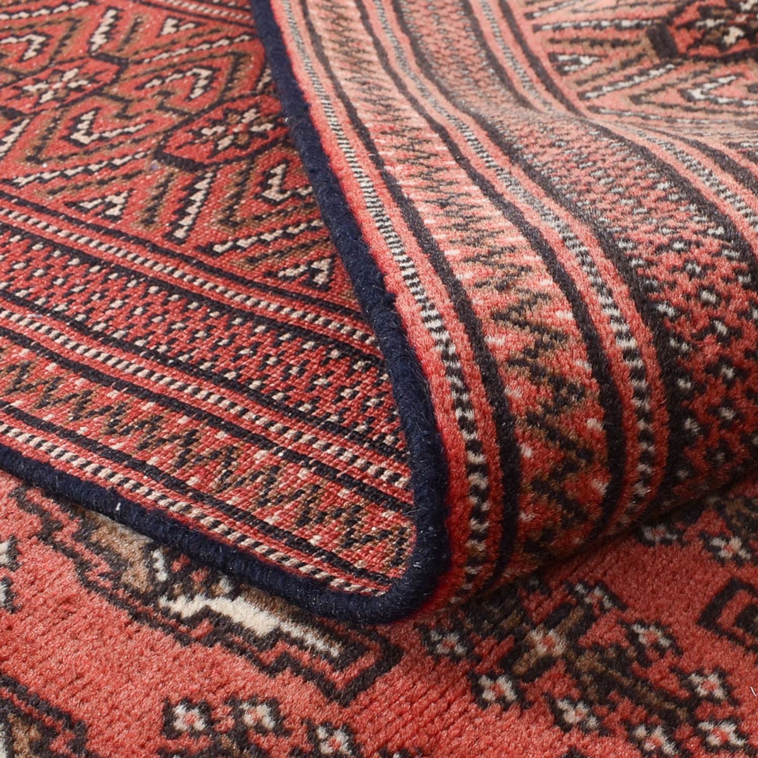 Tapis Turkaman - 289 x 191 cm - rouge