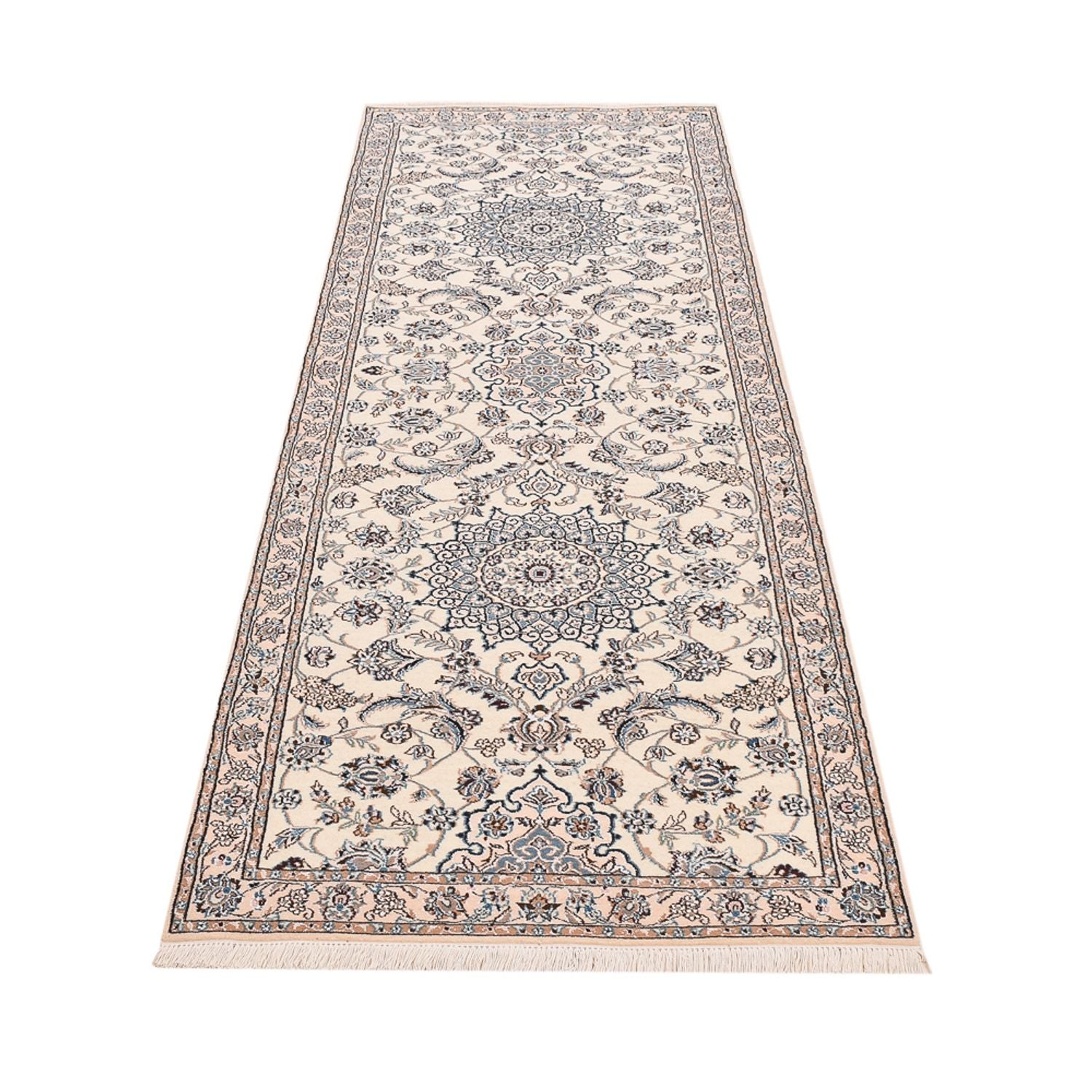 Läufer Perser - Nain - Royal - 278 x 91 cm - creme