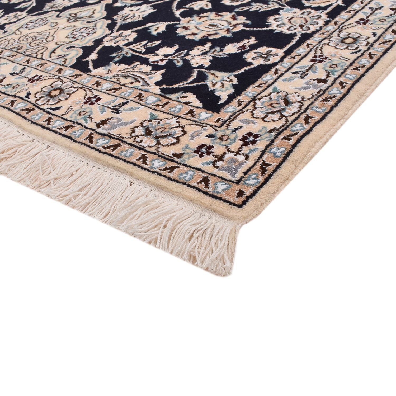 Läufer Perser - Nain - Royal - 275 x 90 cm - dunkelblau