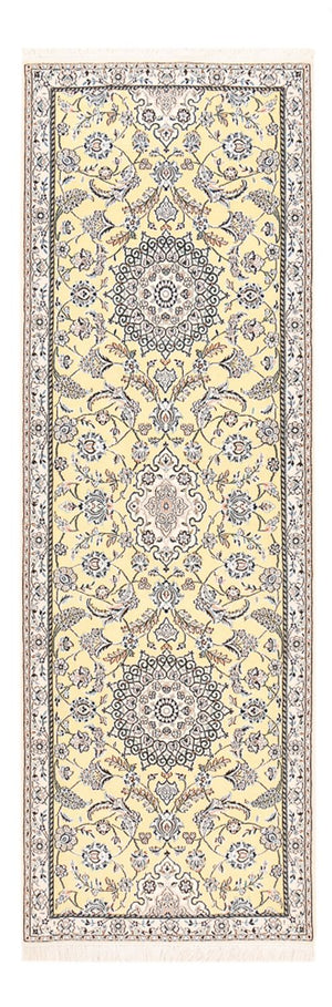 Tapis de couloir Tapis persan - Nain - Royal - 263 x 90 cm - beige