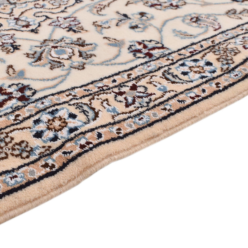 Tapis de couloir Tapis persan - Nain - Royal - 215 x 71 cm - crème
