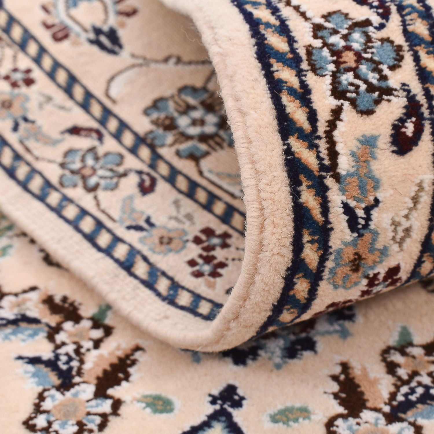 Läufer Perser - Nain - Royal - 200 x 62 cm - creme