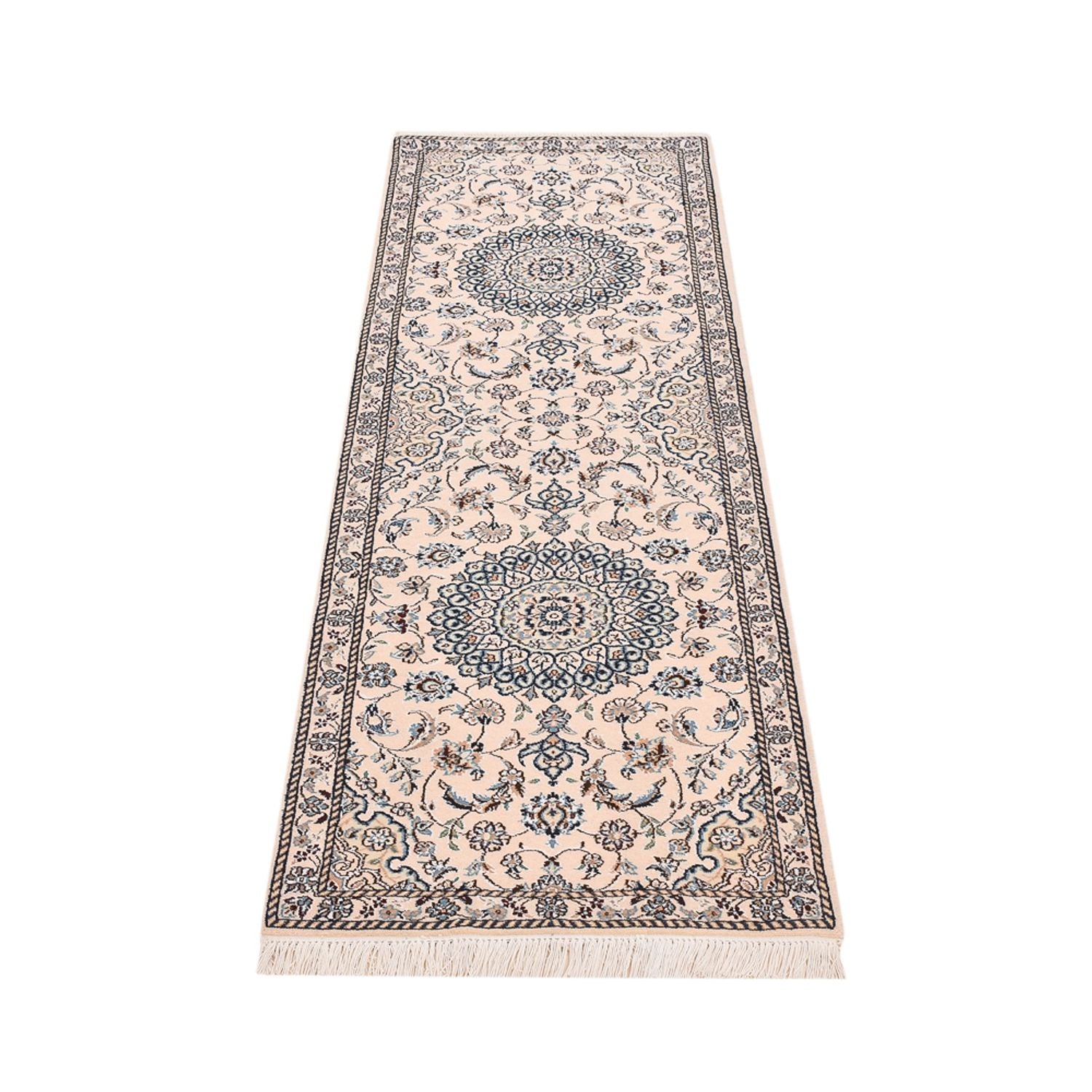 Läufer Perser - Nain - Royal - 200 x 62 cm - creme