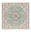 Tapis persan - Nain - Royal carré  - 152 x 149 cm - vert clair