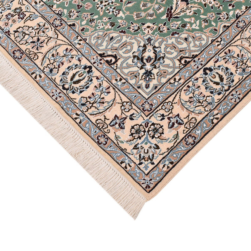 Tapis persan - Nain - Royal carré  - 152 x 149 cm - vert clair
