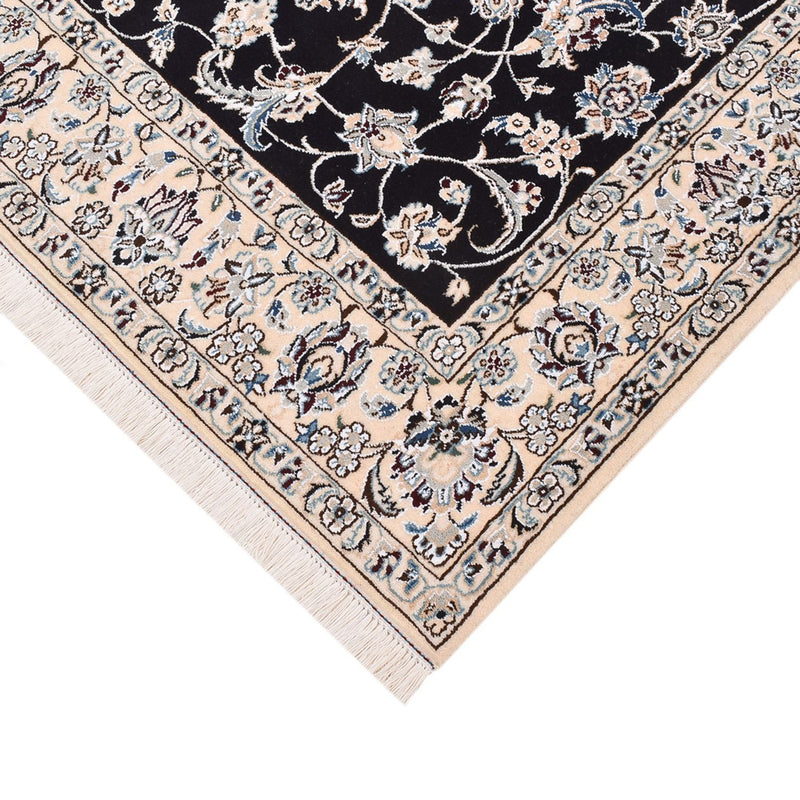 Tapis persan - Nain - Royal - 194 x 147 cm - bleu foncé