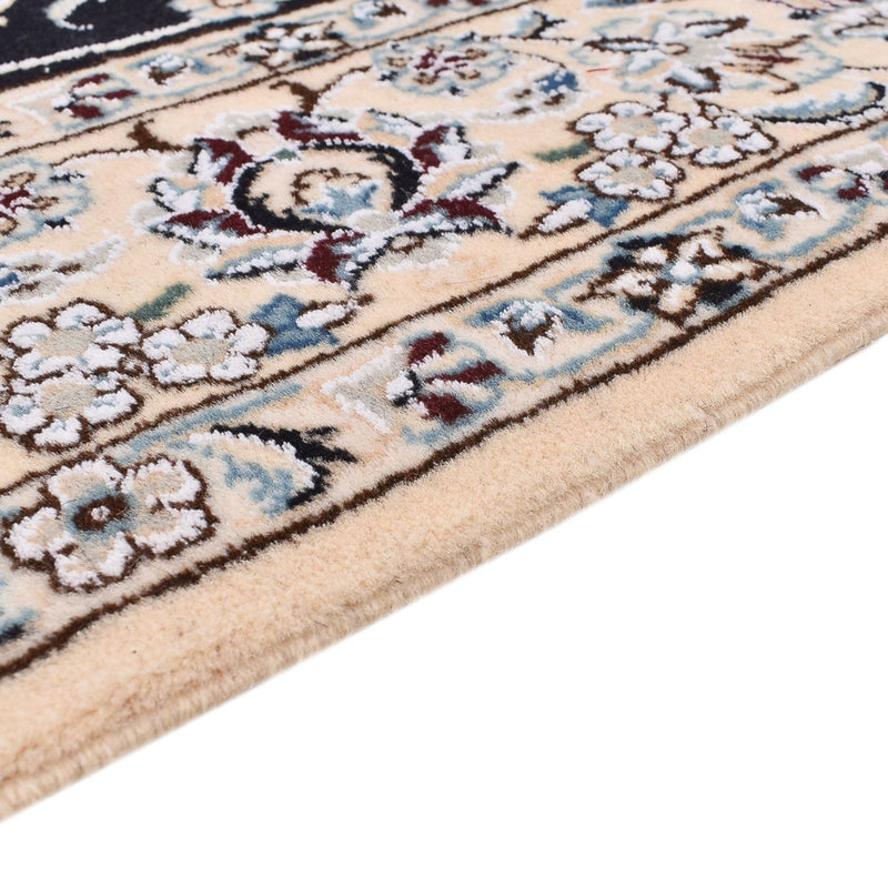 Tapis persan - Nain - Royal - 194 x 147 cm - bleu foncé