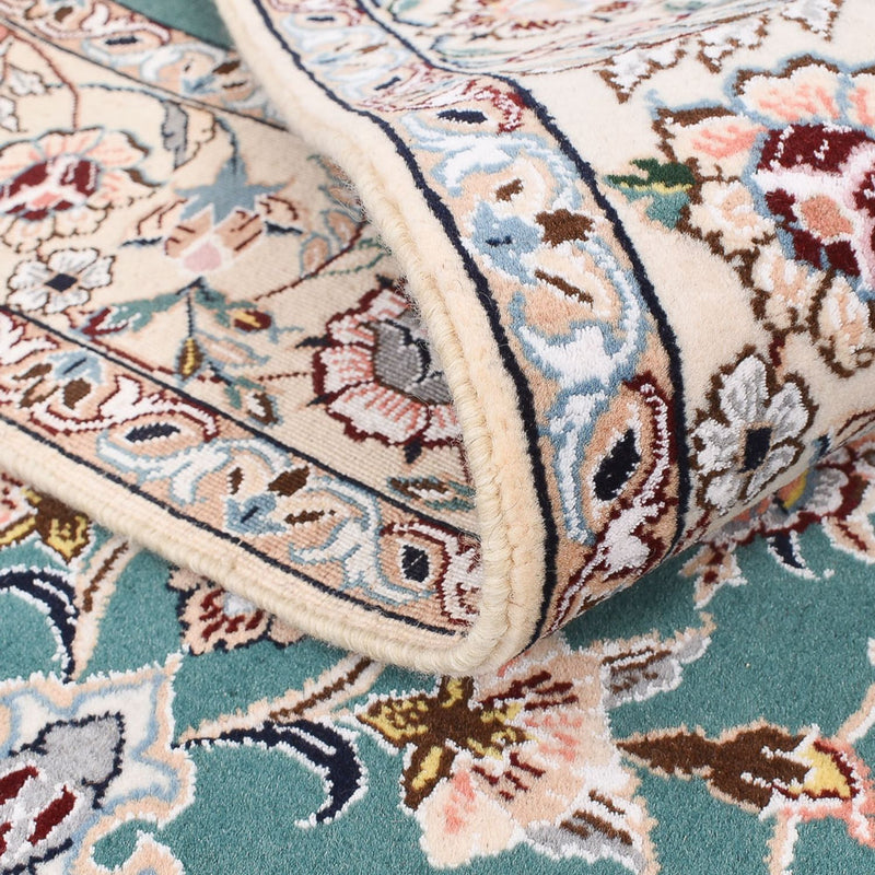 Tapis persan - Nain - Royal - 203 x 127 cm - vert