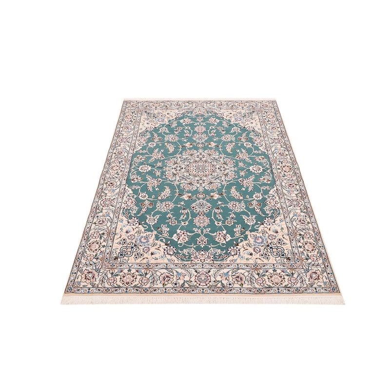 Tapis persan - Nain - Royal - 203 x 127 cm - vert