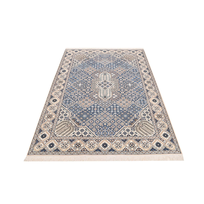 Tapis persan - Nain - Royal - 219 x 155 cm - bleu clair