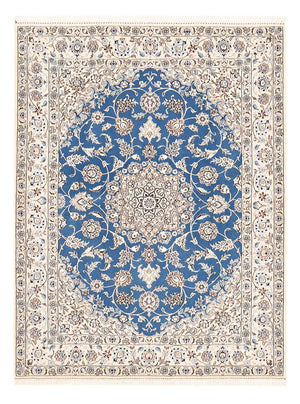 Tapis persan - Nain - Royal - 202 x 151 cm - bleu