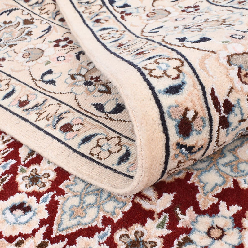 Tapis persan - Nain - Royal - 195 x 127 cm - rouge