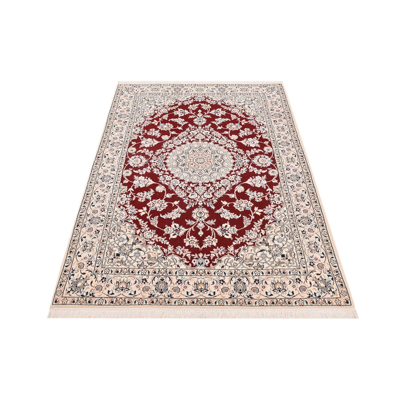Tapis persan - Nain - Royal - 195 x 127 cm - rouge