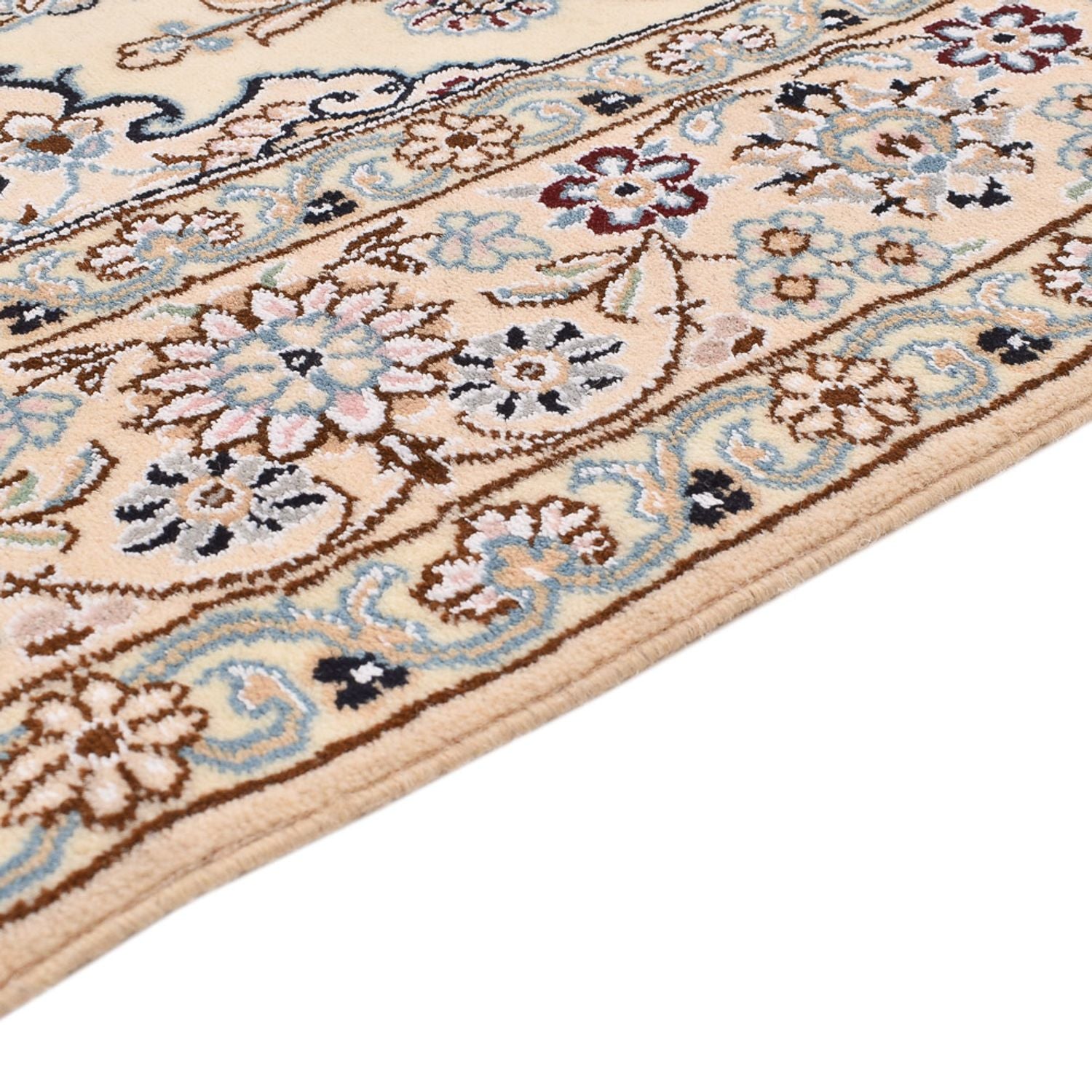 Tapis persan - Nain - Royal - 207 x 127 cm - beige