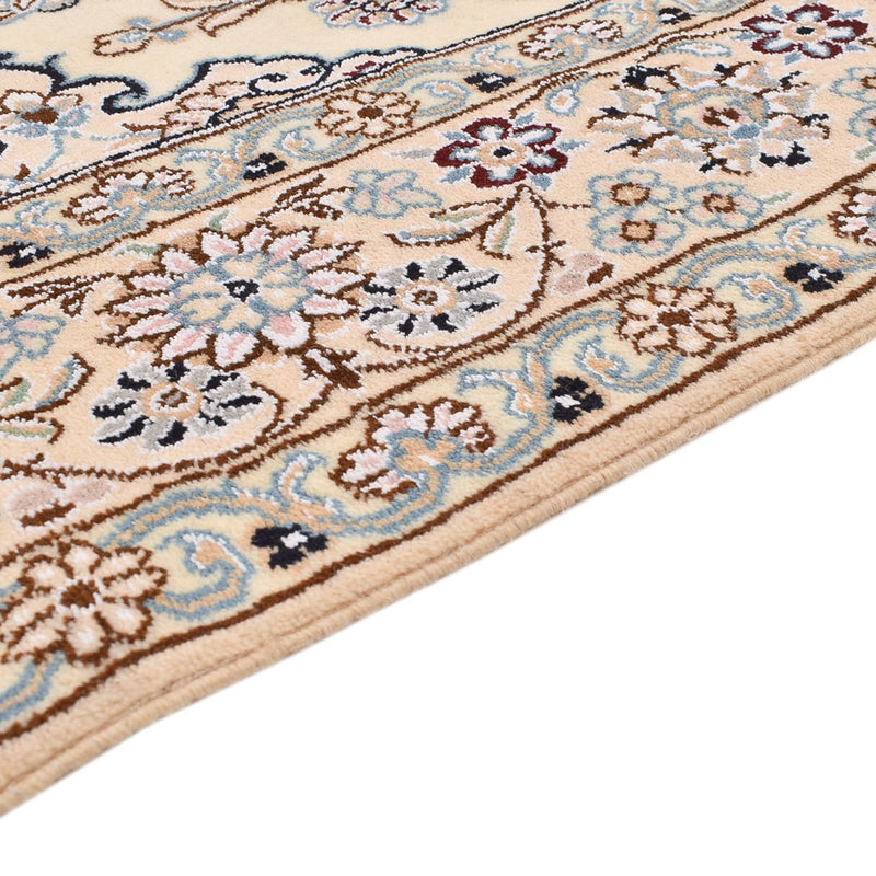 Tapis persan - Nain - Royal - 207 x 127 cm - beige
