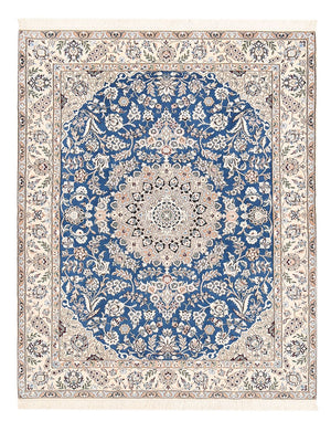 Tapis persan - Nain - Royal - 201 x 155 cm - bleu